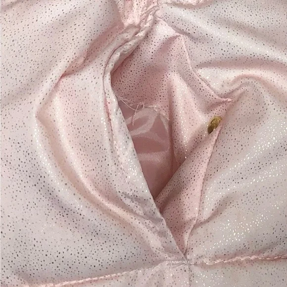 Juice Couture Los Angeles California Puffer for Girls Size 14 Pink Like New - Picture 6 of 11